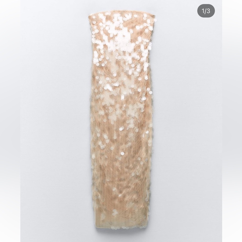 Zara Sequin Midi Dress